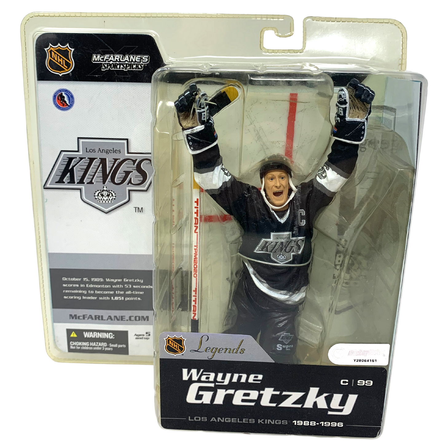 Mcfarlane NHL Wayne Gretzky LA Kings Black Jersey Legends Series 1 Figure