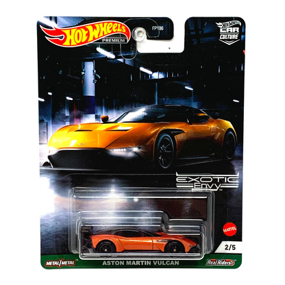 Hot Wheels Premium Car Culture Exotic Envy Aston Martin Vulcan 1:64 Diecast