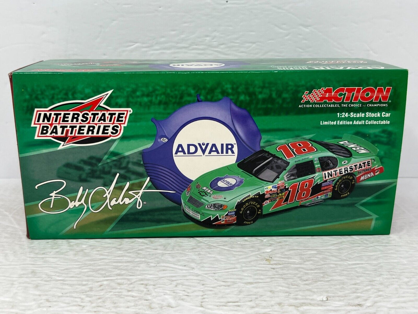 Action Nascar #18 Bobby Labonte Interstate Batteries Advair 2003 1:24 Diecast