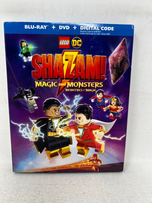 LEGO Shazam! - Magic and Monsters (Blu-ray, 2020) DC Movie Good Condition!!!