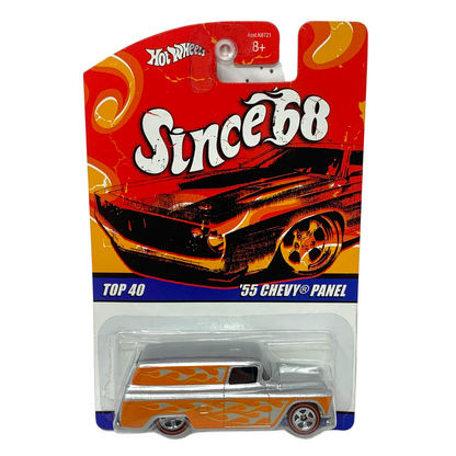 Hot Wheels Since '68 Top 40 '55 Chevy Panel 1:64 Diecast