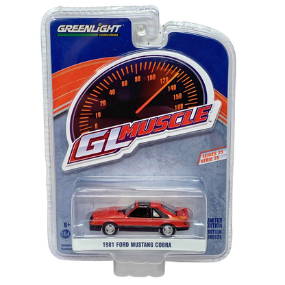 Greenlight GL Muscle Series 25 1981 Ford Mustang Cobra 1:64 Diecast