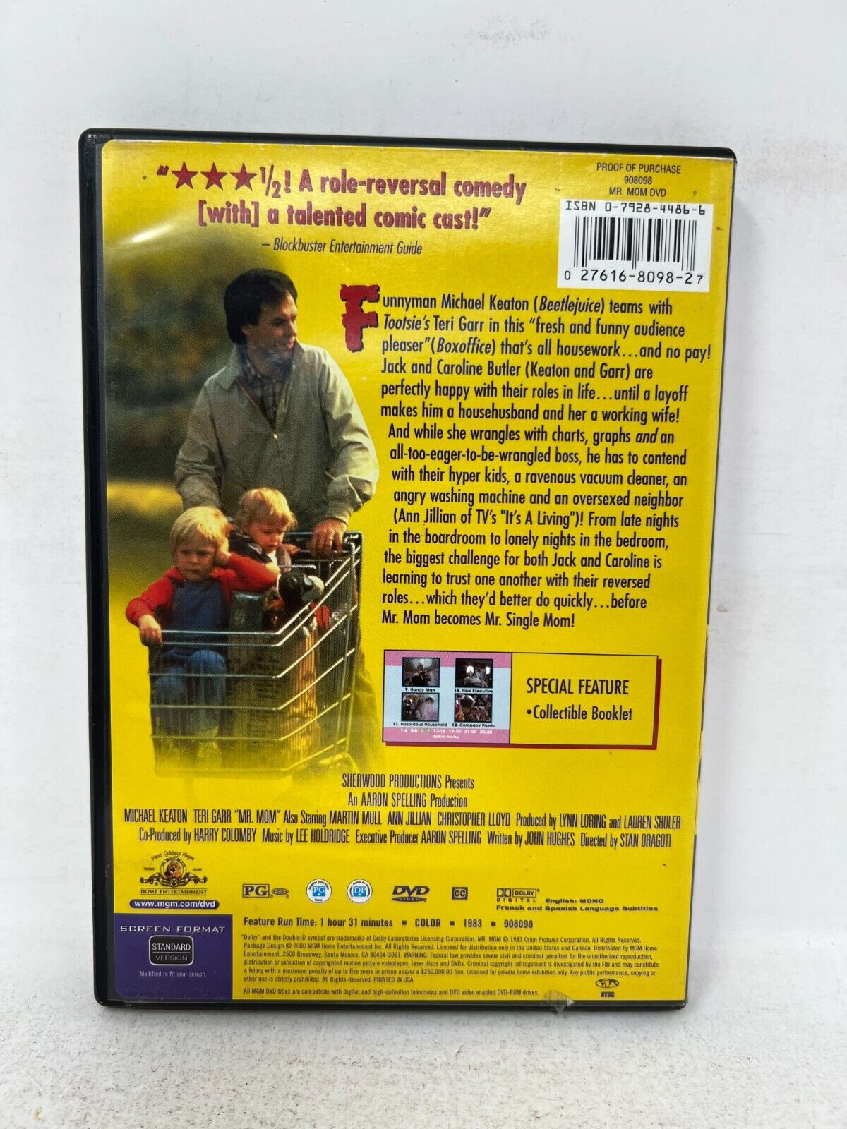 Mr. Mom (DVD, 2000) Michael Keaton Teri Garr Comedy Family Movie