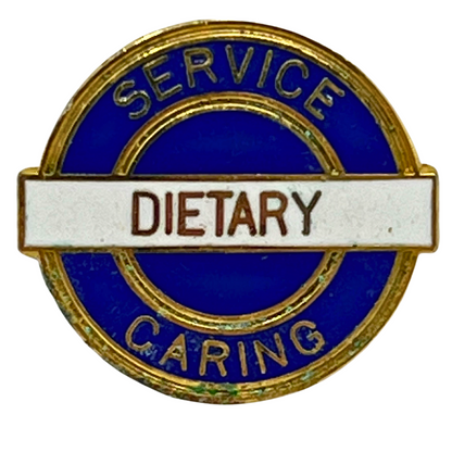 Dietary Service Caring Hospital Clubs & Organizations Lapel Pin P1