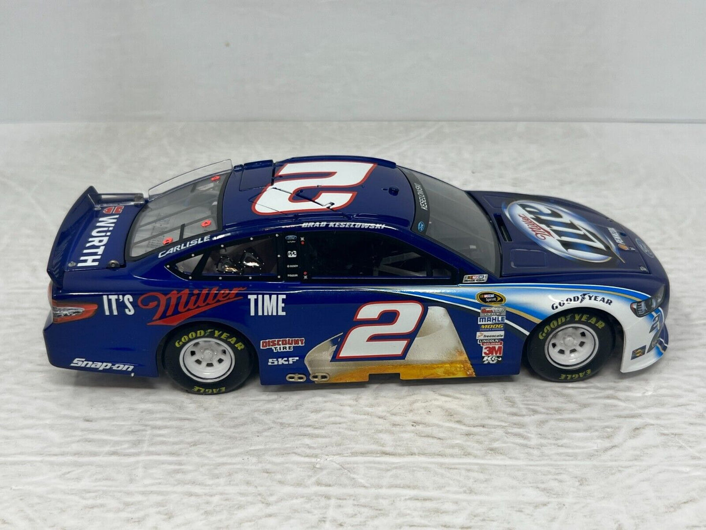 Lionel RCCA Elite Nascar #2 Brad Keselowski Miller Lite 2013 Fusion 1:24 Diecast