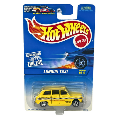 Hot Wheels British Cab Service London Taxi Collector #619 1:64 Diecast