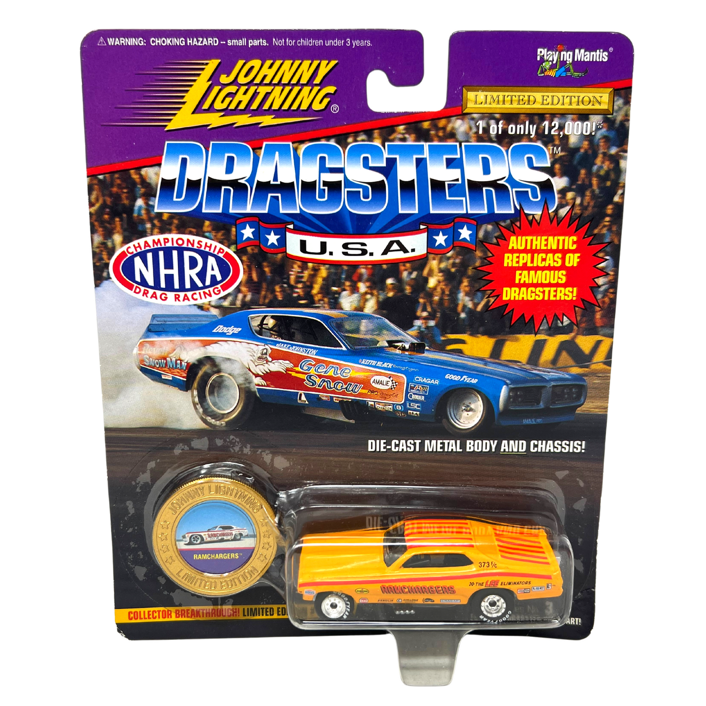 Johnny Lightning Dragsters U.S.A. Ramchargers 1:64 Diecast