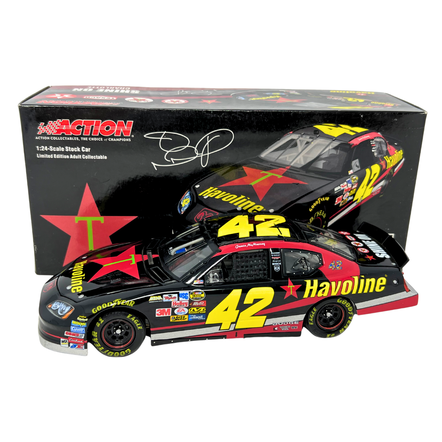 Action Nascar #42 Jamie McMurray Havoline Shine On Charlotte 2005 1:24 Diecast