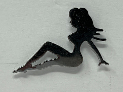 Woman Silhouette Lapel Pin