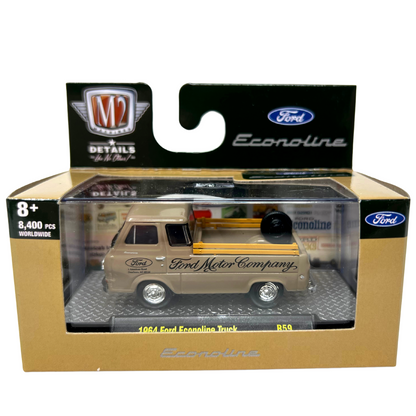 M2 Machines Ford Econoline 1964 Ford Econoline Truck R59 1:64 Diecast