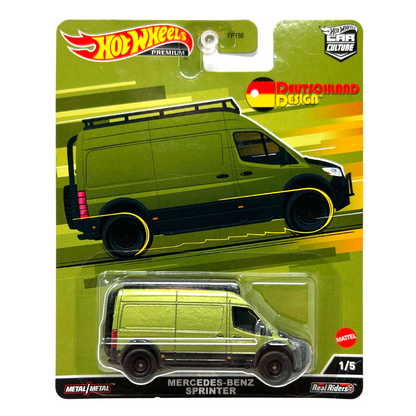 Hot Wheels Premium Deutschland Design Mercedes-Benz Sprinter 1:64 Diecast