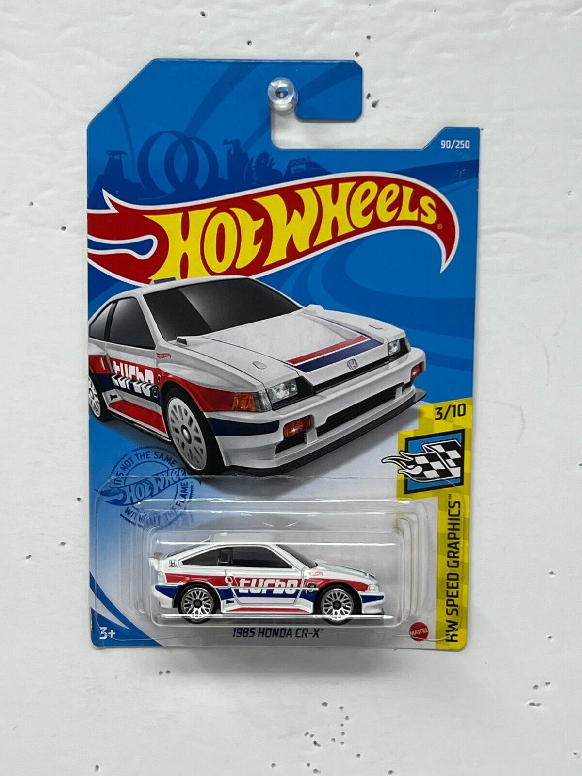 Hot Wheels HW Speed Graphics 1985 Honda CR-X JDM 1:64 Diecast White