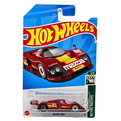 Hot Wheels Retro Racers Mazda 787B JDM 1:64 Diecast Red