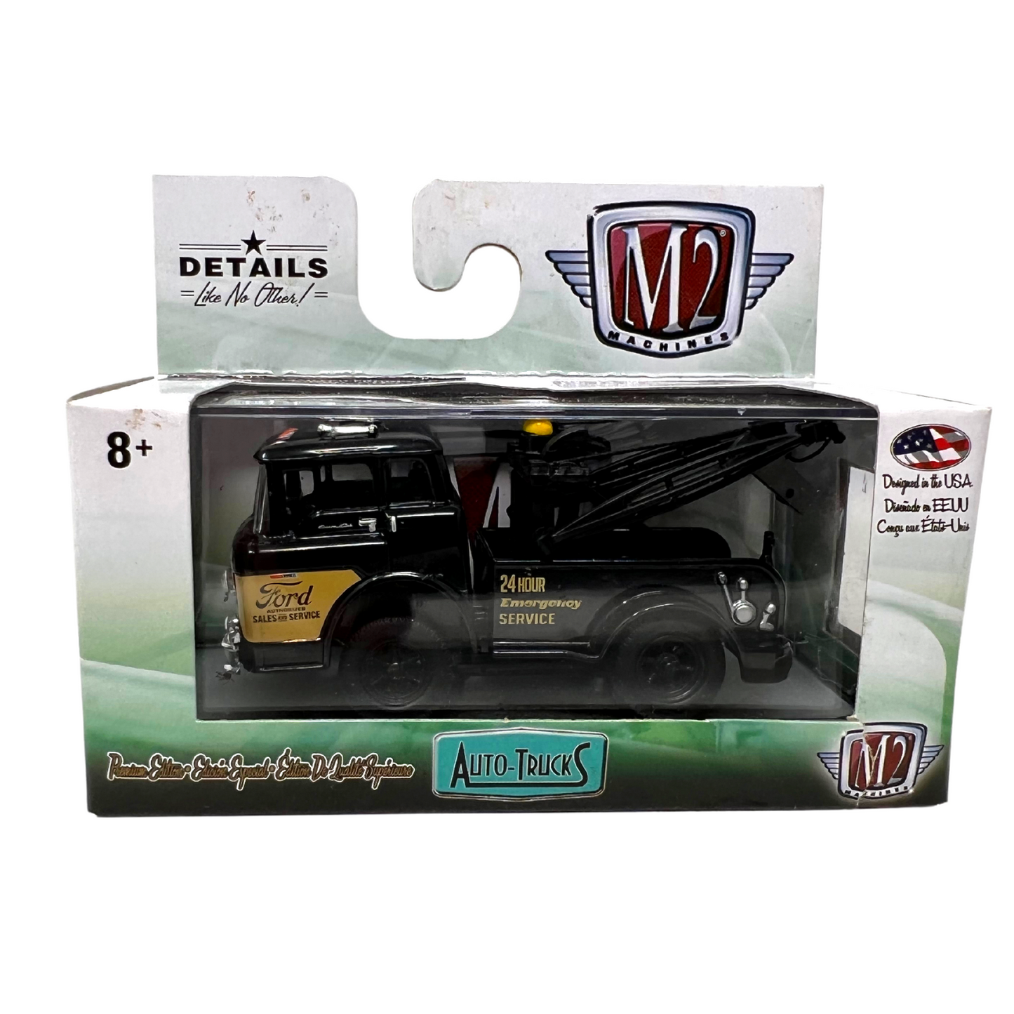 M2 Machines Auto-Trucks 1970 Ford C-600 Tow Truck R44 1:64 Diecast