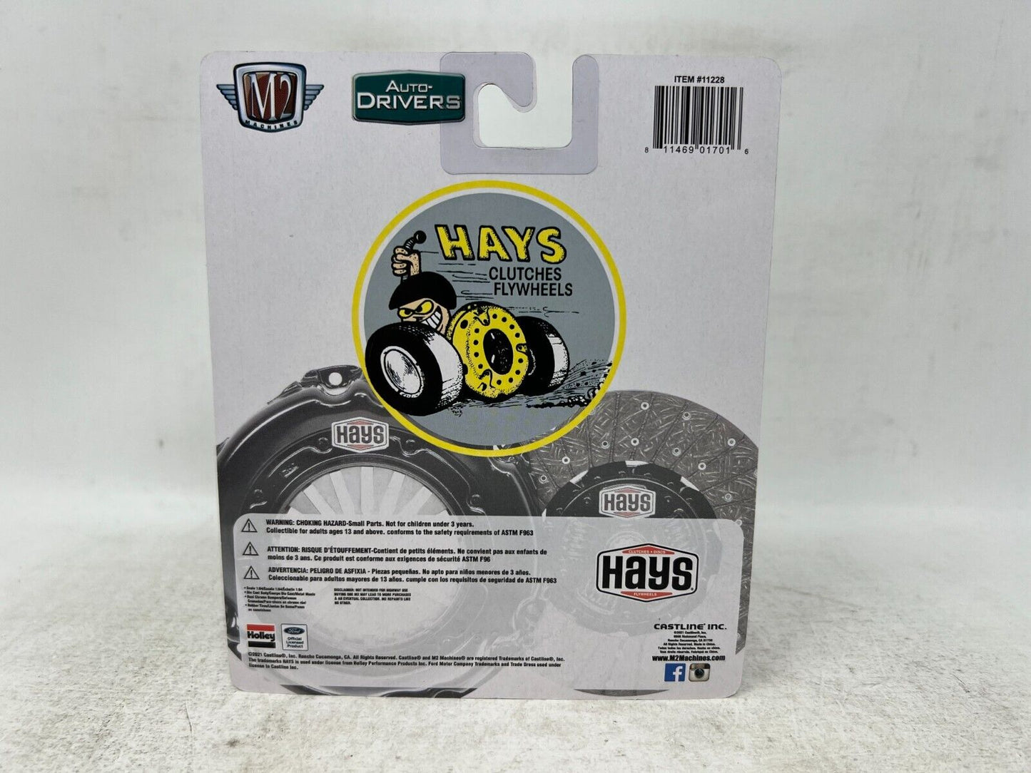 M2 Machines Hays Clutches Flywheels 1956 Ford F-100 Truck R80 1:64 Diecast