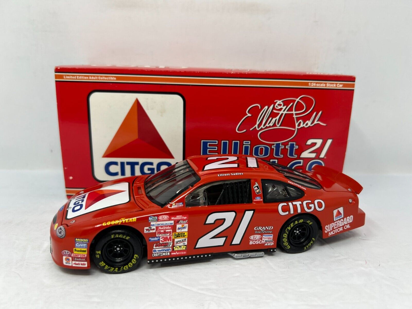 Action Nascar #21 Elliott Sadler Citgo 1999 Ford Taurus 1:24 Diecast