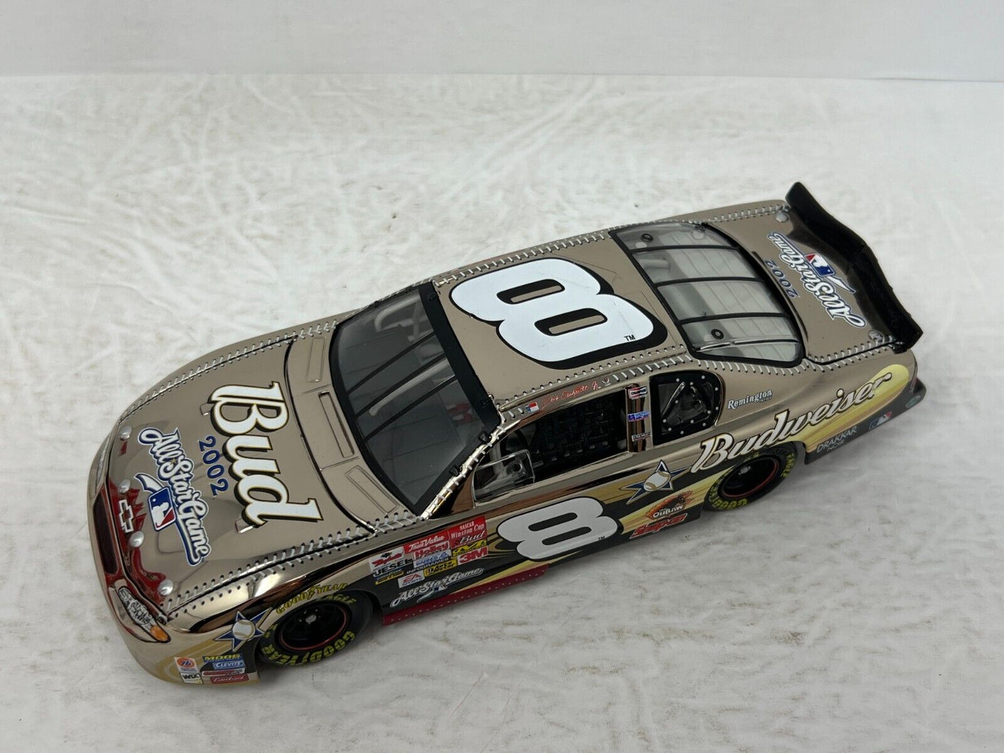 Action Nascar #8 Dale Earnhardt Jr. Bud MLB Dealers 18K White Gold 1:24 Diecast