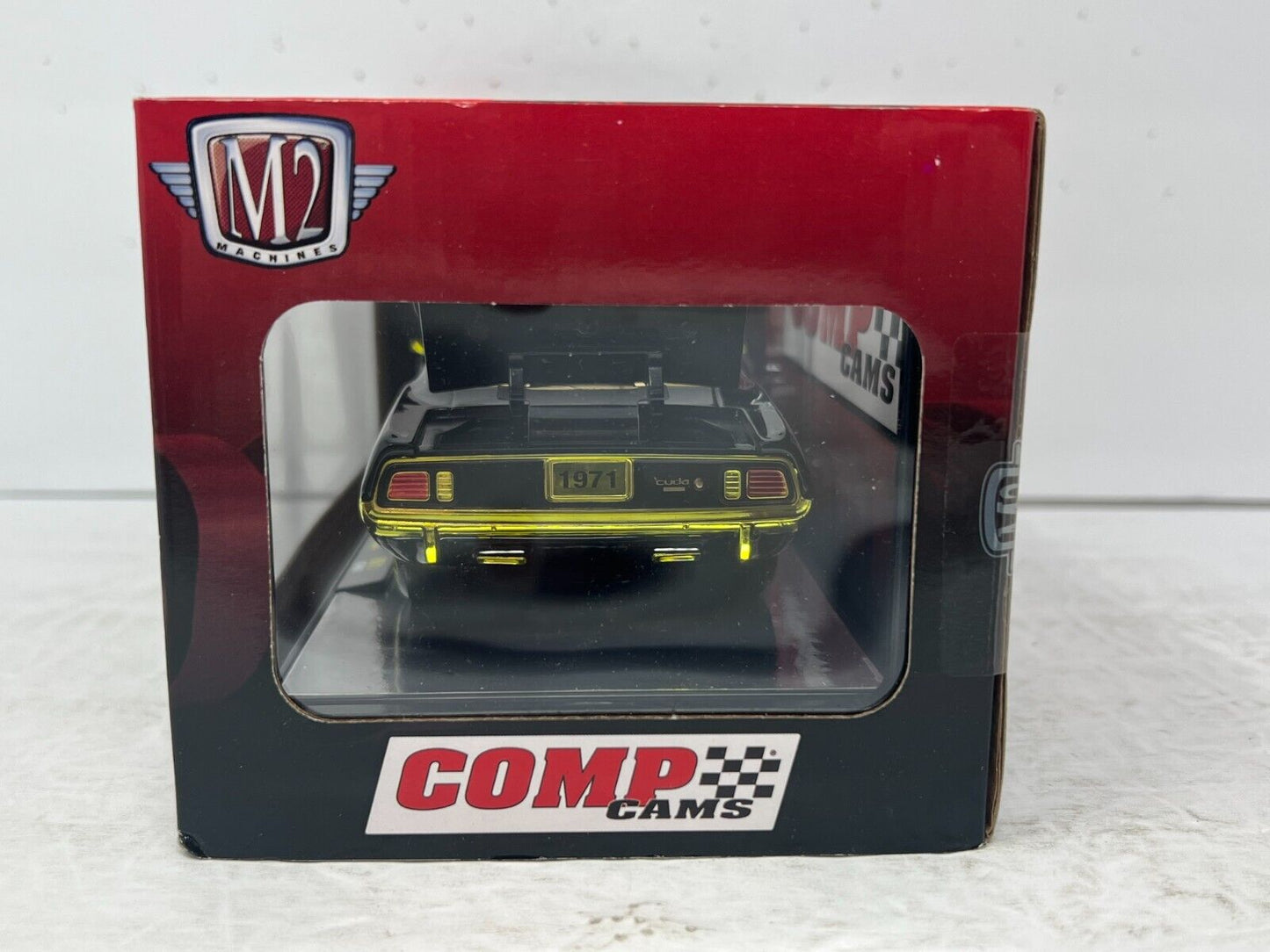 M2 Machines CHASE Comp Cams 1971 Plymouth HEMI Cuda R71 1:24 Diecast