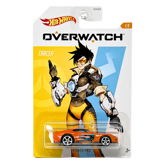 Hot Wheels Overwatch Tracer Power Pro Fantasy Cars 1:64 Diecast