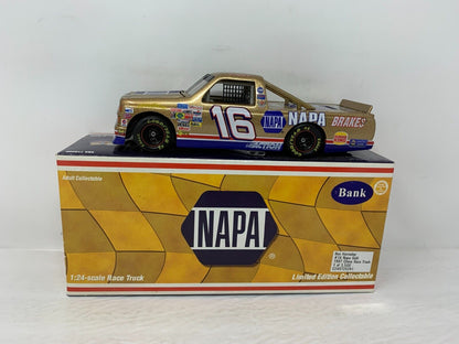 Action Nascar #16 Ron Hornaday Napa Gold 1997 Chevy Race Track BANK 1:24 Diecast