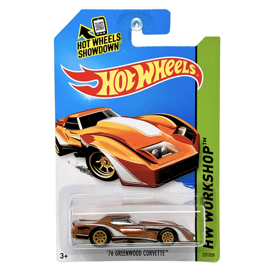 Hot Wheels Super Treasure Hunts HW Workshop '76 Greenwood Corvette 1:64 Diecast