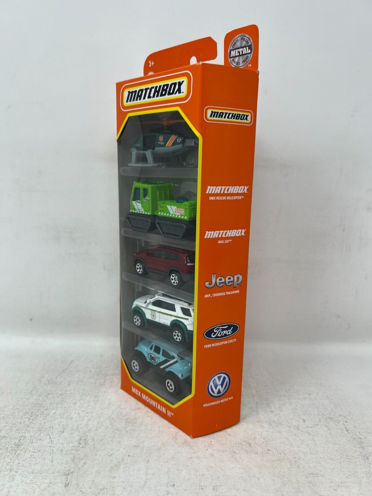 Matchbox 2021 MBX Mountain II 5-Pack 1:64 Diecast