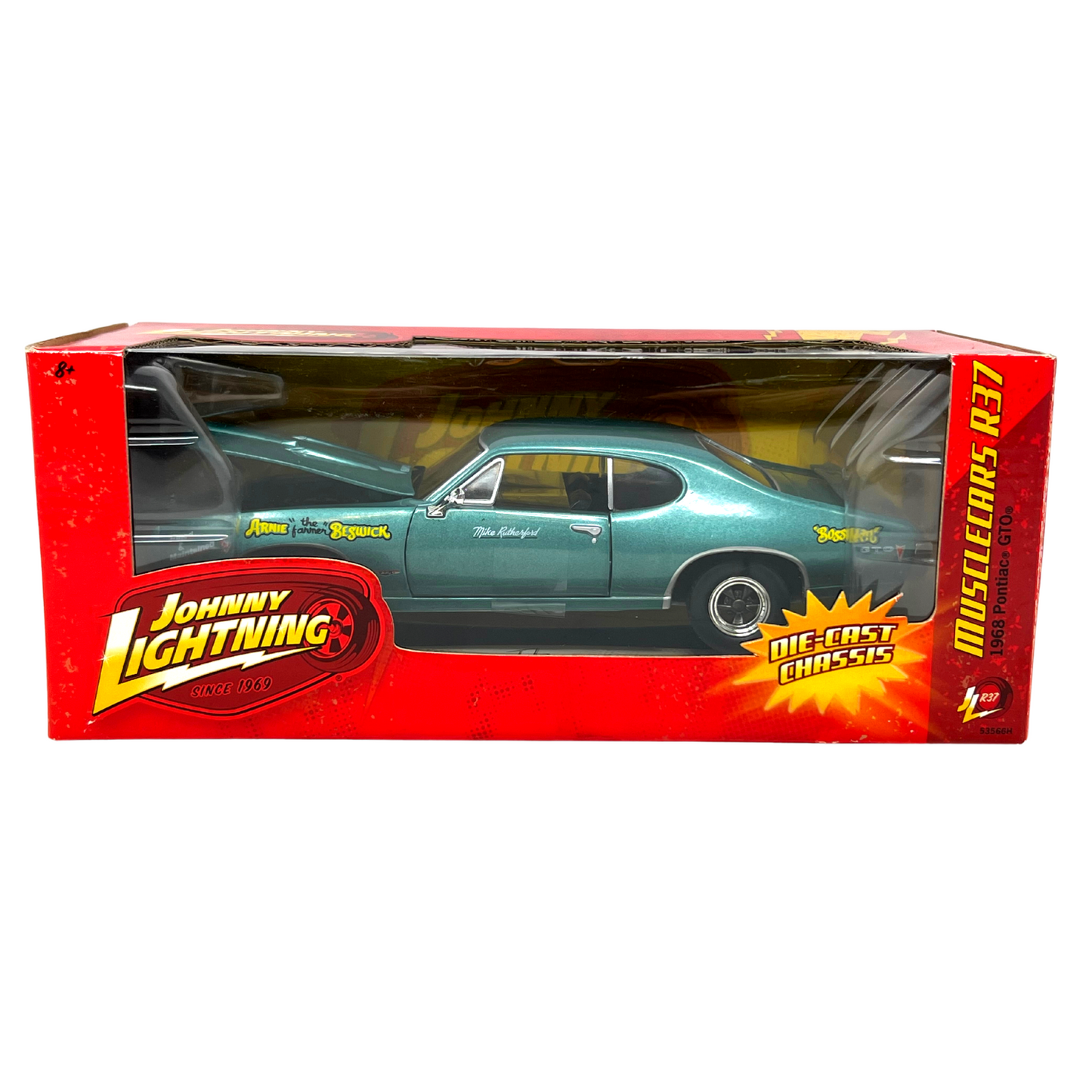 Johnny Lightning 1968 Pontiac GTO 1:24 Diecast