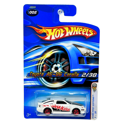 Hot Wheels 2006 First Editions Toyota AE-86 Corolla JDM 1:64 Diecast