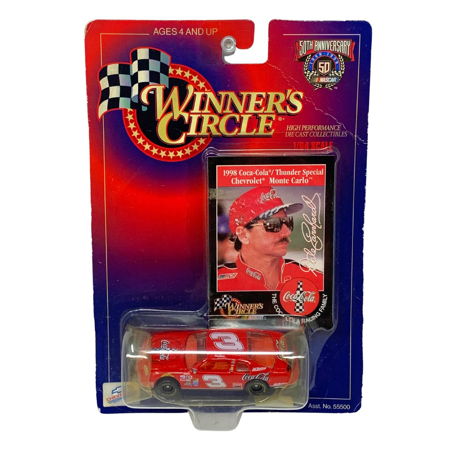 Winner's Circle #3 Coca-Cola Dale Earnhardt Sr. Monte Carlo 1:64 Diecast