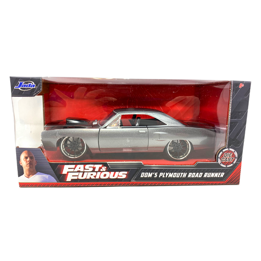 Jada Fast & Furious Dom's Plymouth Road Runner 1:24 Diecast