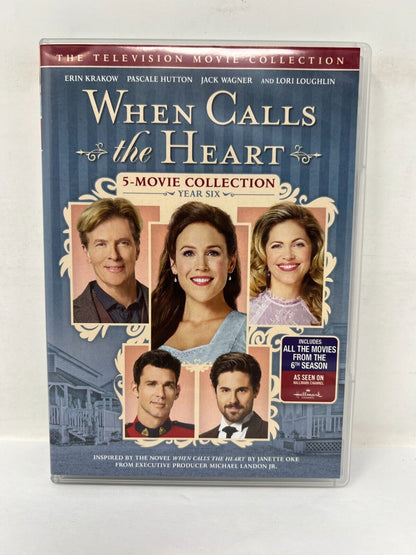 When Calls the Heart 5-Movie Collection - Year 6 (DVD, 2019) Good Condition!!!