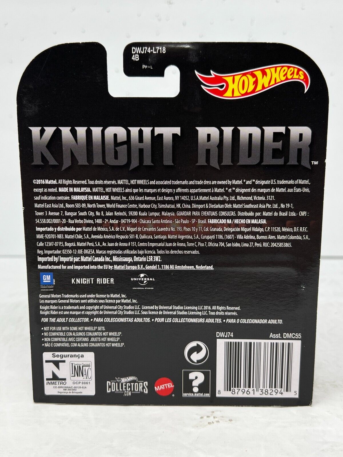 Hot Wheels Retro Entertainment Knight Rider K.I.T.T. 1:64 Diecast