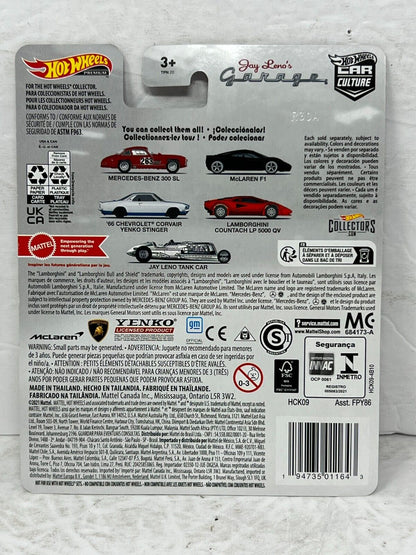 Hot Wheels Premium Jay Leno Garage Lamborghini Countach LP 5000 QV 1:64 Diecast
