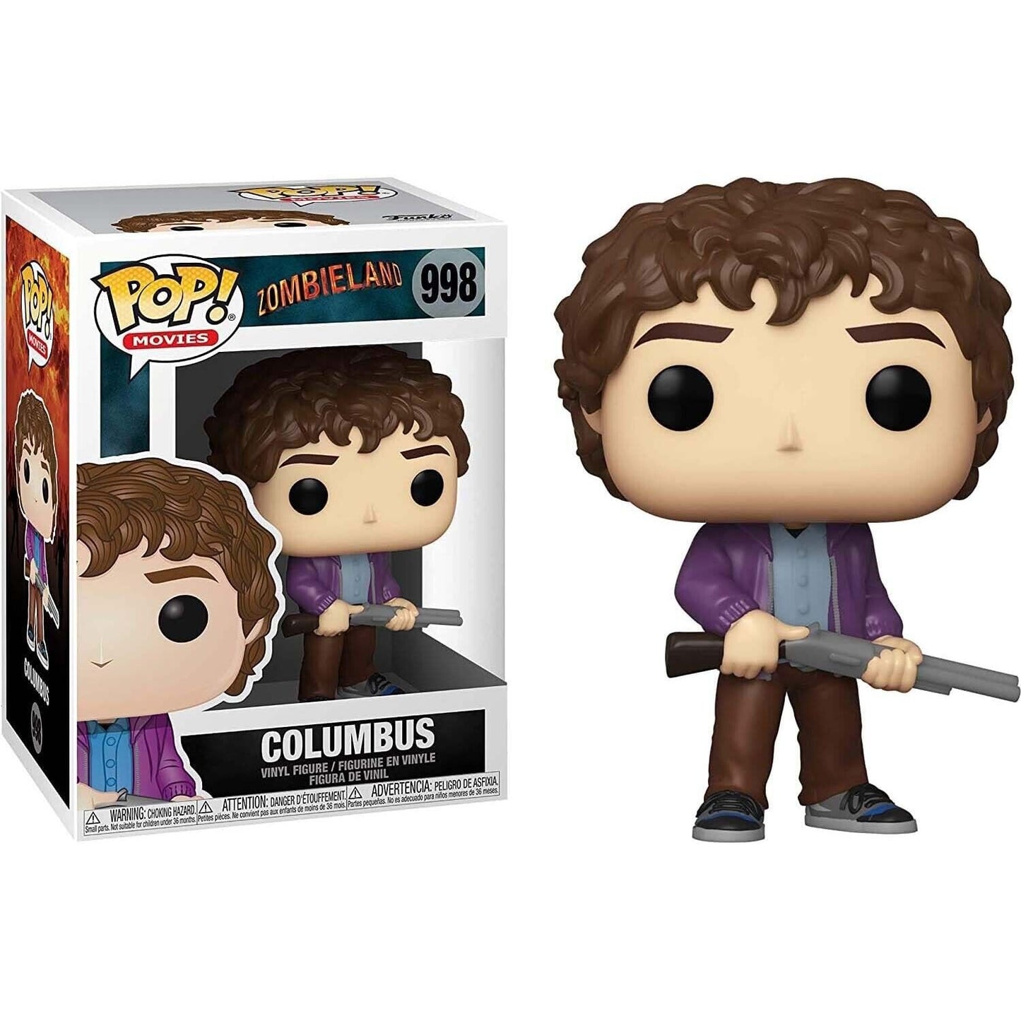 Funko Pop! Movies Zombieland #998 Columbus Vinyl Figure Vaulted