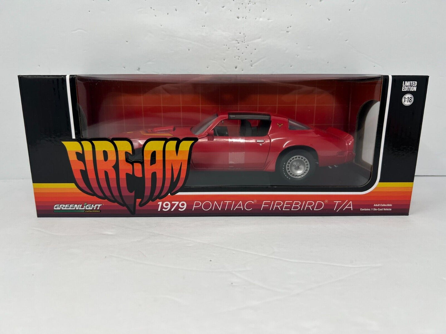 Greenlight 1979 Pontiac Firebird Trans-Am VSE Fire Am 1:18 Diecast