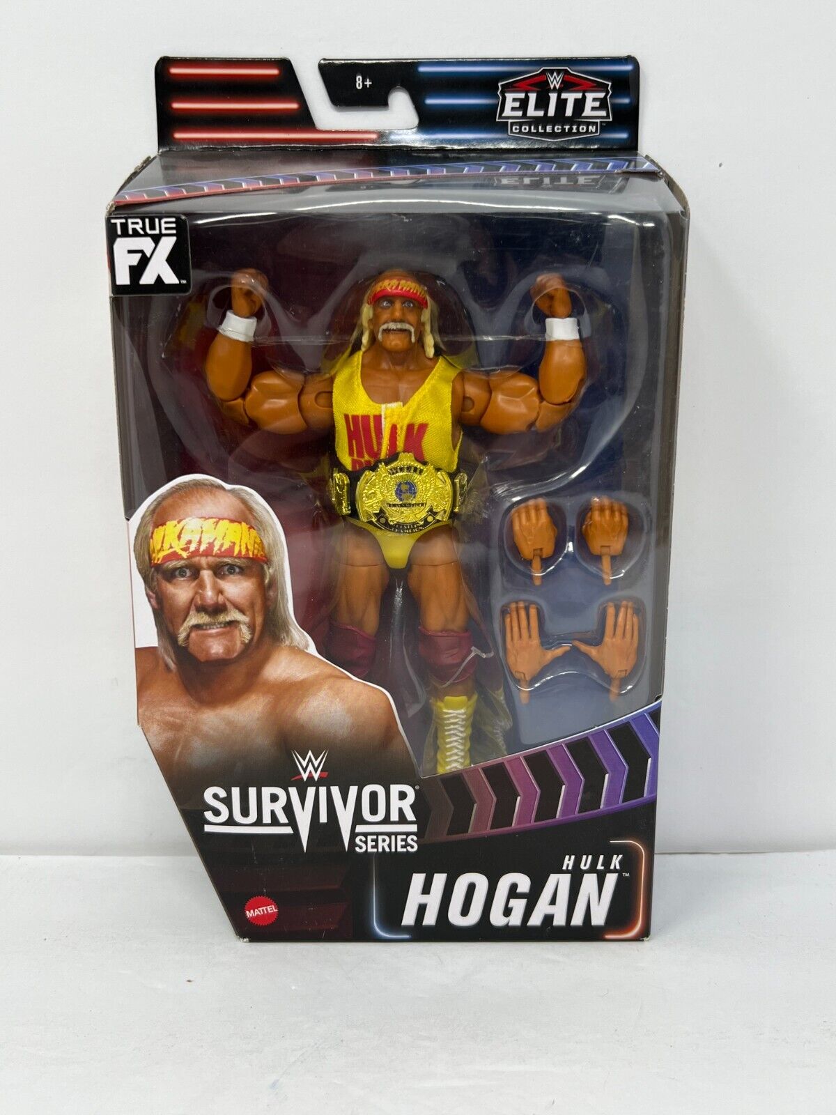 WWE Hulk Hogan Elite Collection Survivor Series Action Figure with Belt