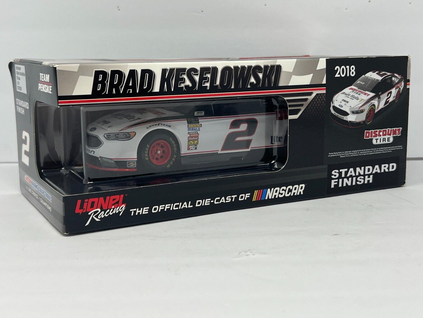 Lionel Racing Nascar #2 Brad Keselowski Bruce Halle Tribute 1:24 Diecast