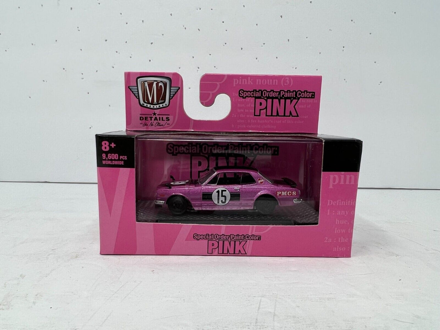 M2 Machines PINK 1971 Nissan Skyline GT-R S110 1:64 Diecast