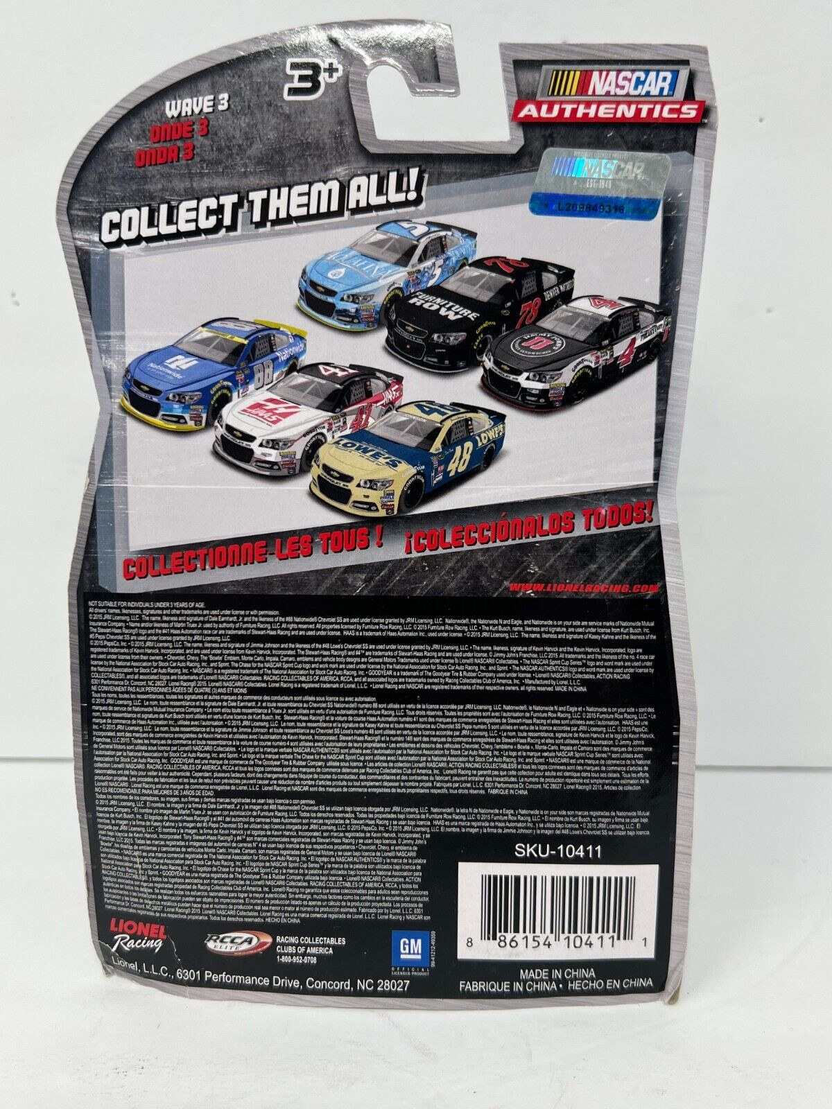 Lionel Racing Nascar Authentics #88 Dale Earnhardt Jr. Nationwide 1:64 Diecast