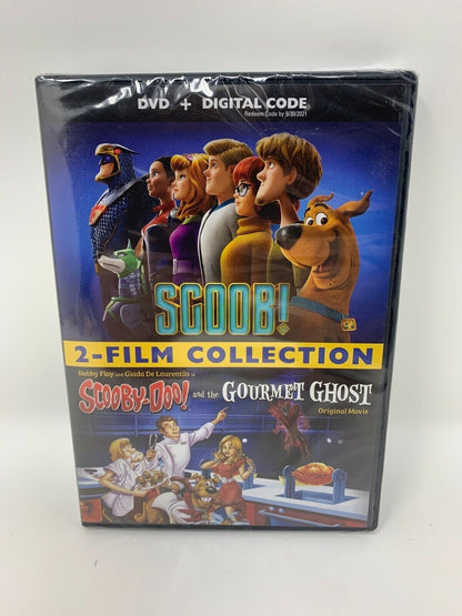 Scoob! 2-Film Collection Scooby-Doo! & Gourmet Ghost (DVD, 2020) Sealed!!!