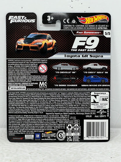 Hot Wheels Premium Fast & Furious Fast Superstars Toyota GR Supra 1:64 Diecast