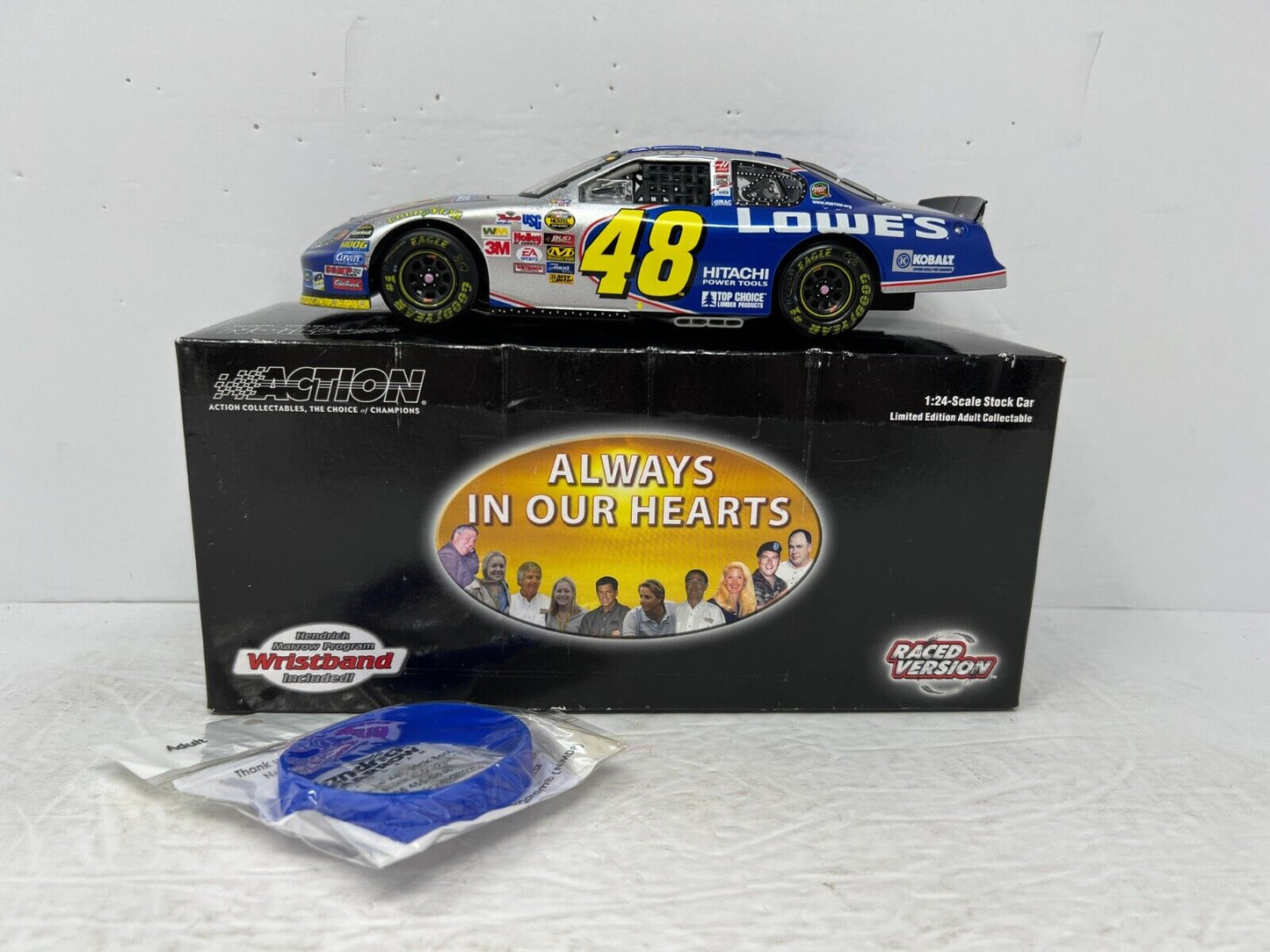 Action Nascar #48 Jimmie Johnson Lowes Atlanta Raced Win GM Dealers 1:24 Diecast