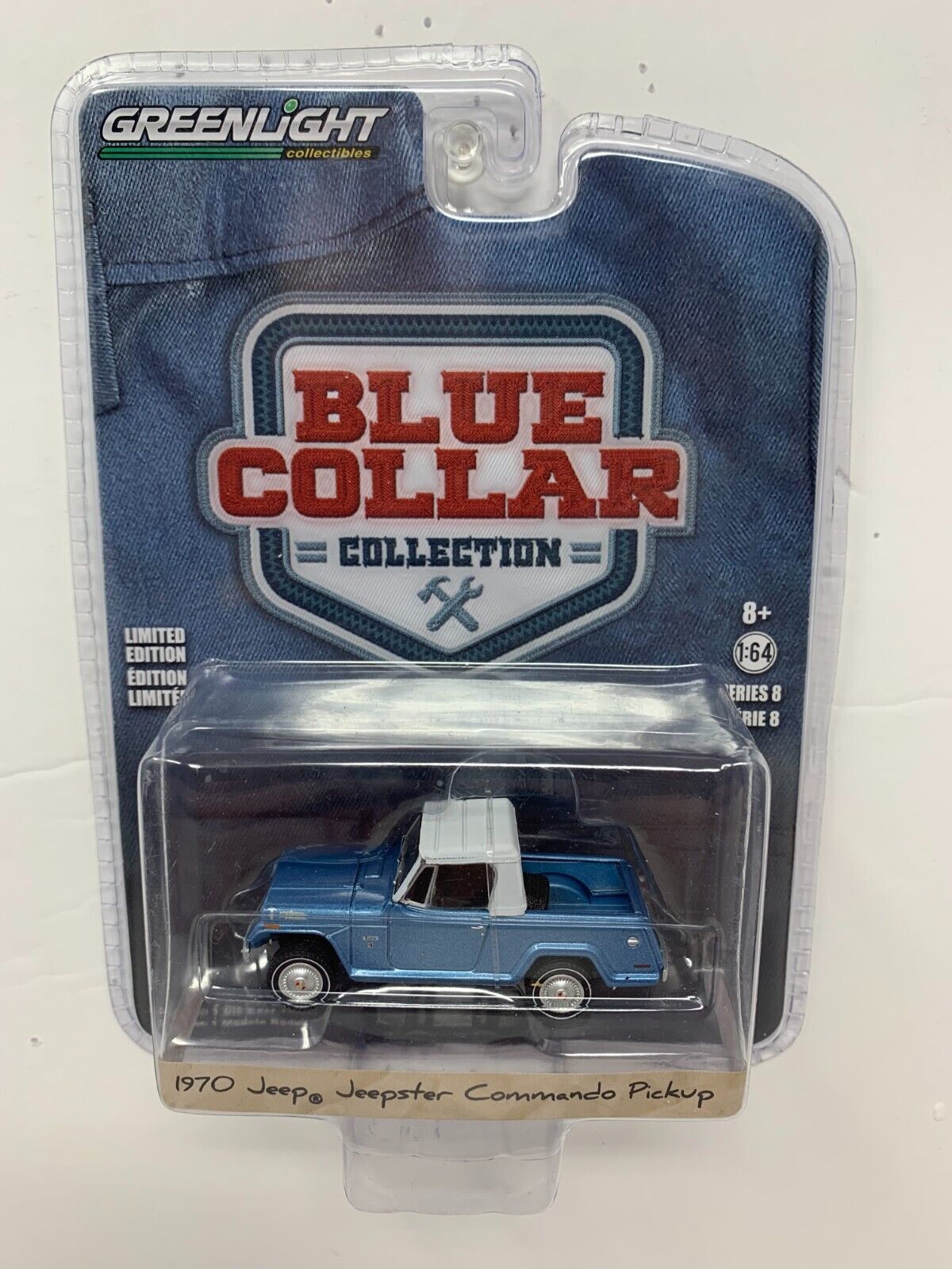 Greenlight Blue Collar Collection 1970 Jeep Jeepster Commando 1:64 Diecast