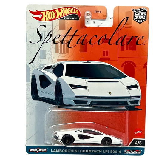 Hot Wheels Premium Spettacolare Lamborghini Countach LPI 800-4 1:64 Diecast