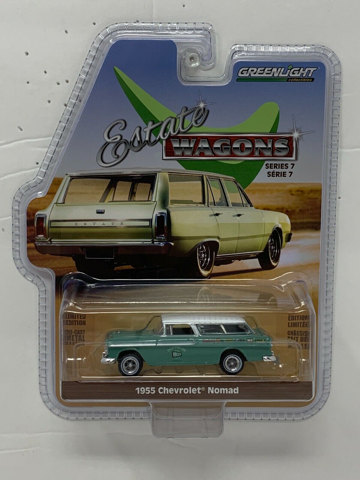 Greenlight Estate Wagons Series 7 1955 Chevrolet Nomad 1:64 Diecast