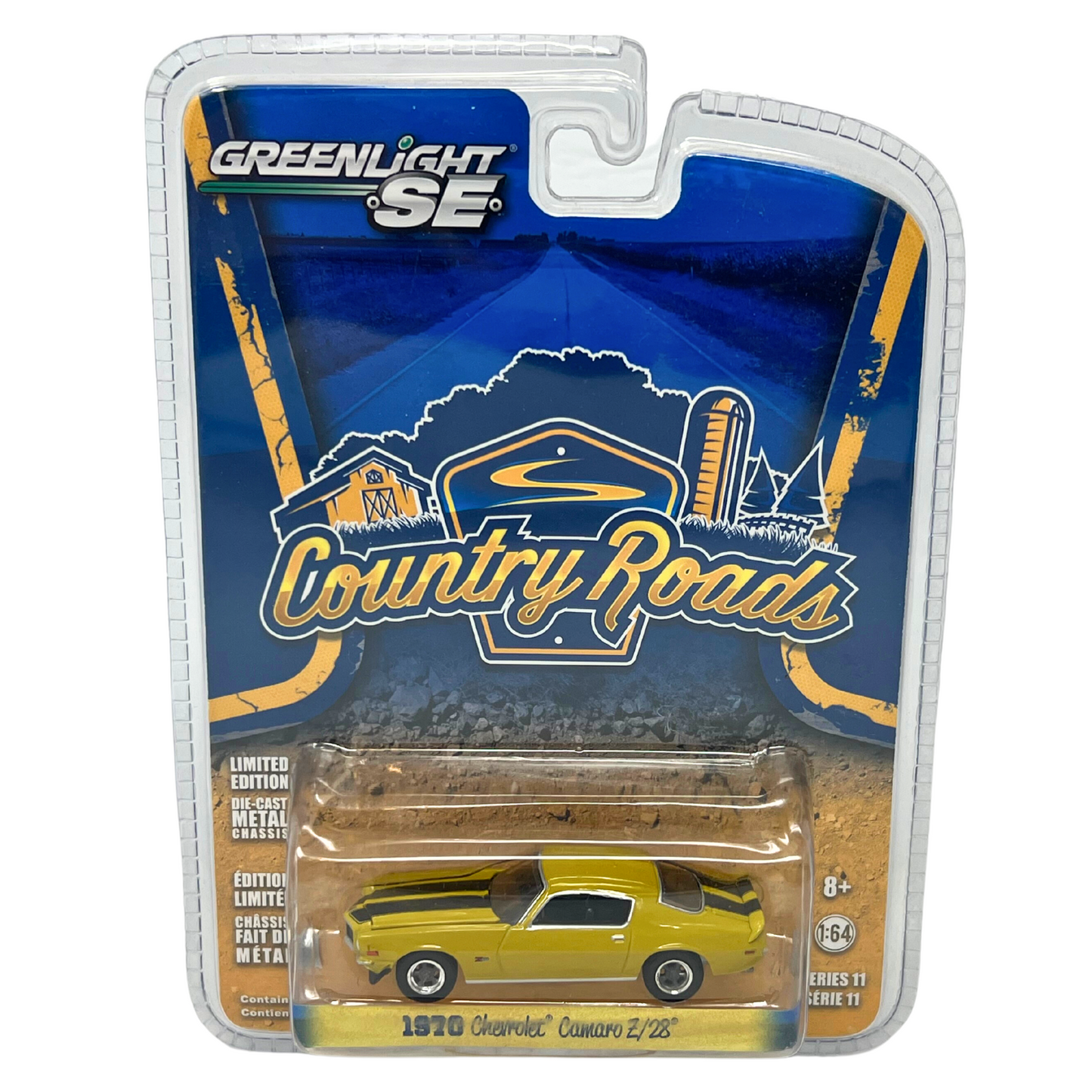 Greenlight Country Roads 1970 Chevrolet Camaro Z/28 1:64 Diecast