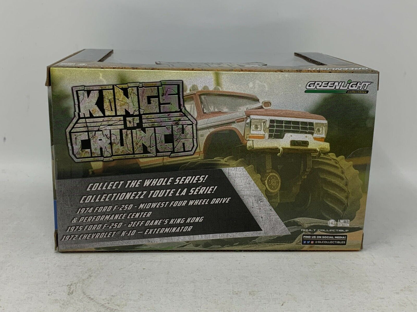 Greenlight Kings of Crunch 1972 Chevrolet K-10 - Exterminator 1:43 Diecast