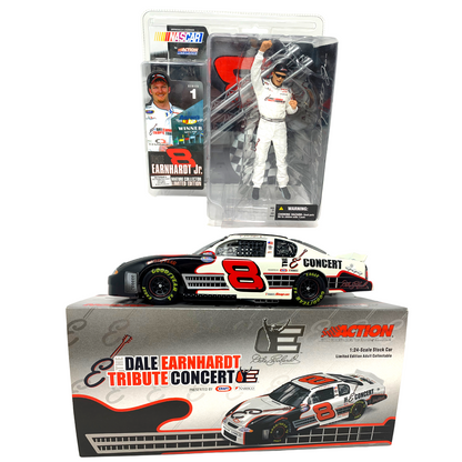 Action Nascar #8 Dale Earnhardt Jr. Tribute Concert Chevy 1:24 Diecast & Figure