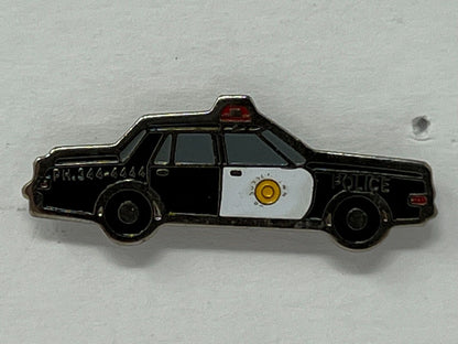 Police Car Emergency Services Lapel Pin