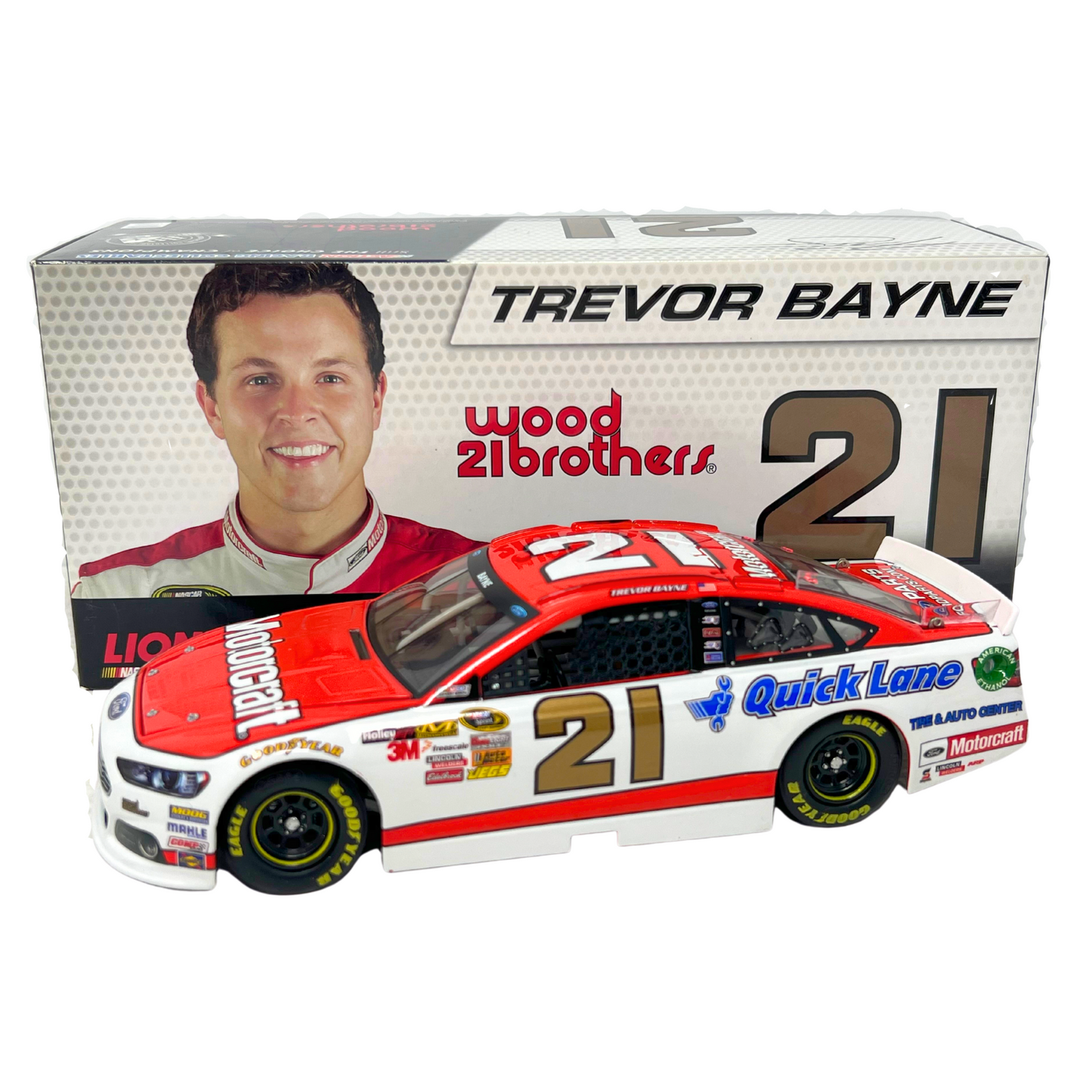 Lionel Nascar #21 Trevor Bayne Motorcraft Quicklane 2013 Ford Fusion 124 Diecast